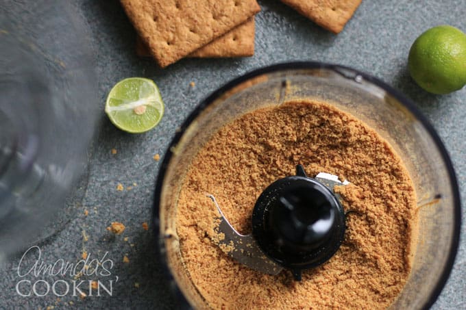 Graham Crackers en un procesador de alimentos