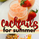 alcoholic drinks for summer pin image