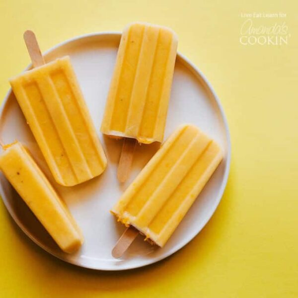 Mango Yogurt Popsicles the best summer popsicle recipe!