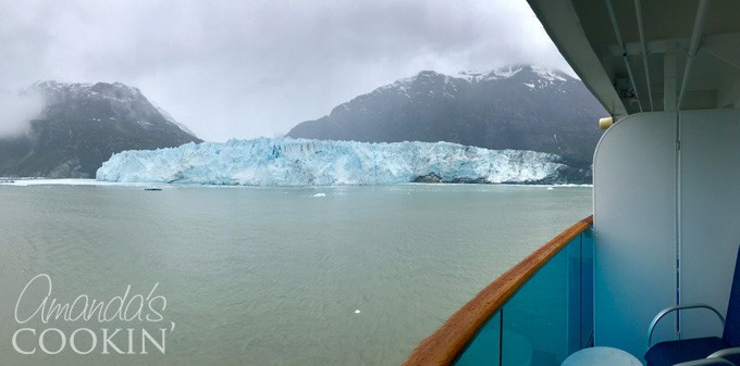 view from balcony glacier bay