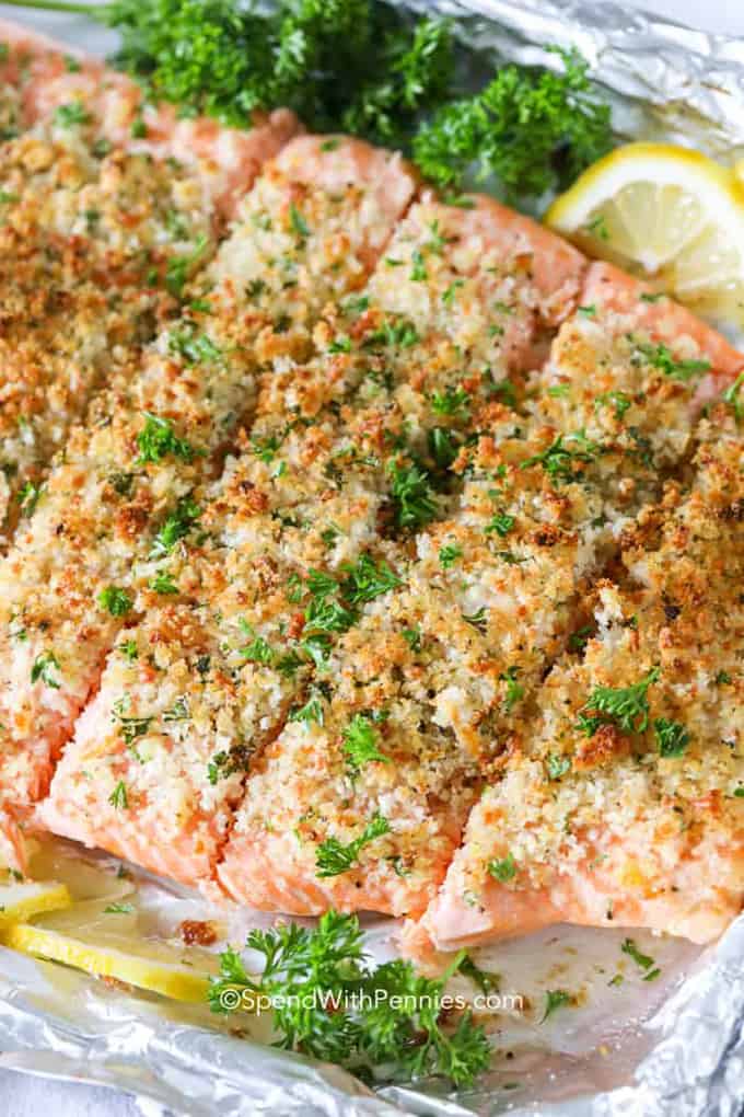 herb baked salmon