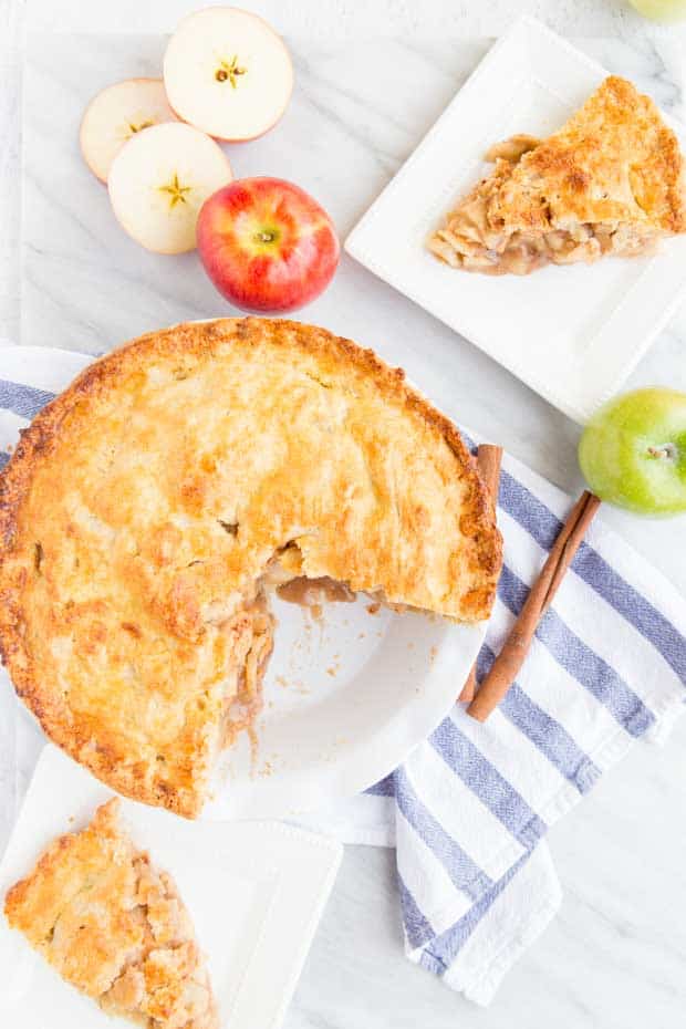 deep dish apple pie