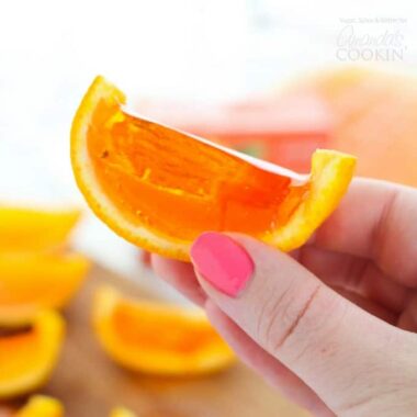orange jello shot make in orange rinds