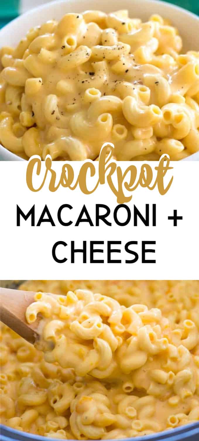 Crockpot Macaroni and Cheese: creamy mac and cheese in the crockpot!