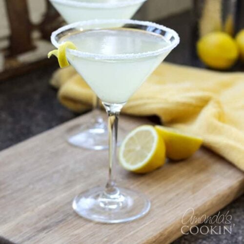 Lemon Drop Cocktail Recipe Amanda's Cookin'