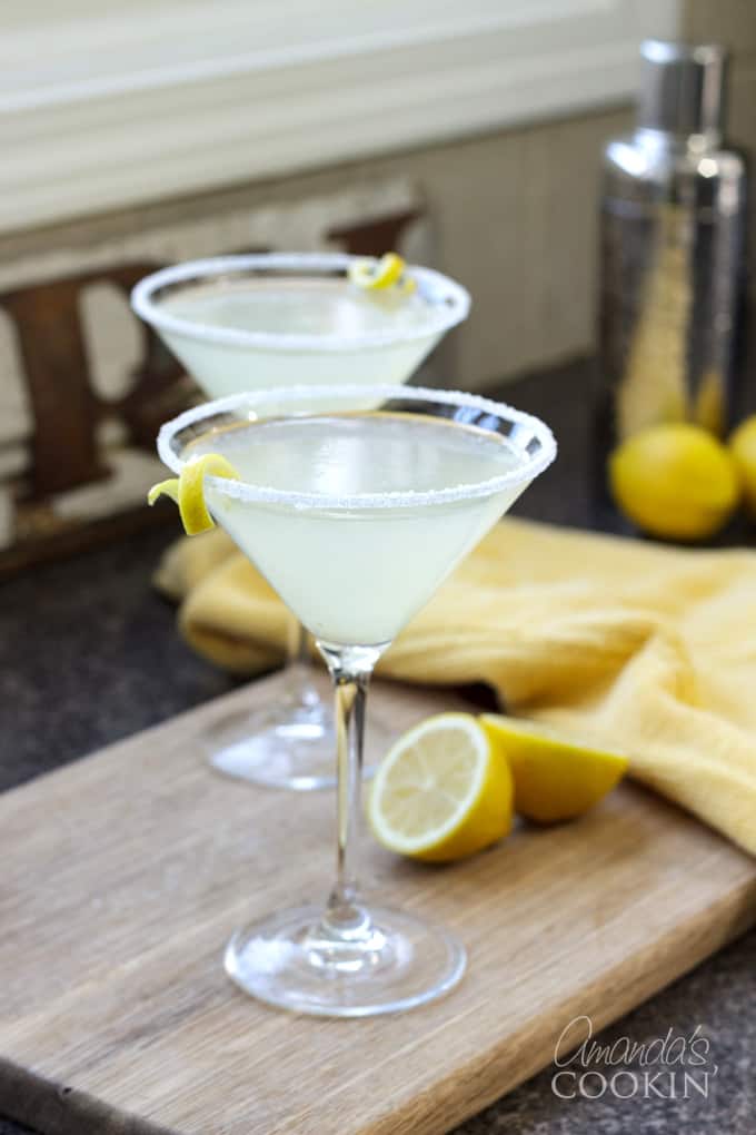Lemon Drop Cocktail Recipe Amanda's Cookin'