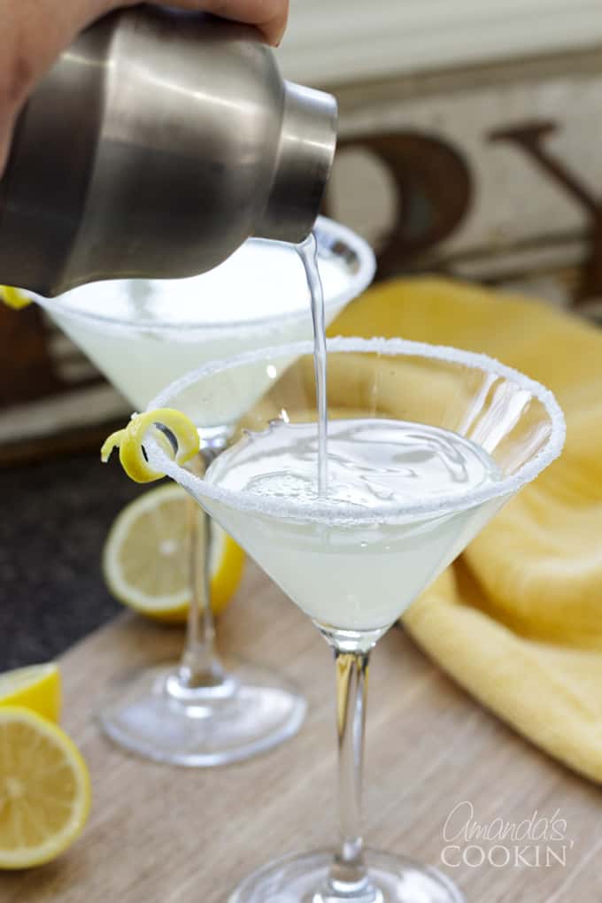 Lemon Drop Cocktail Recipe Amanda's Cookin'