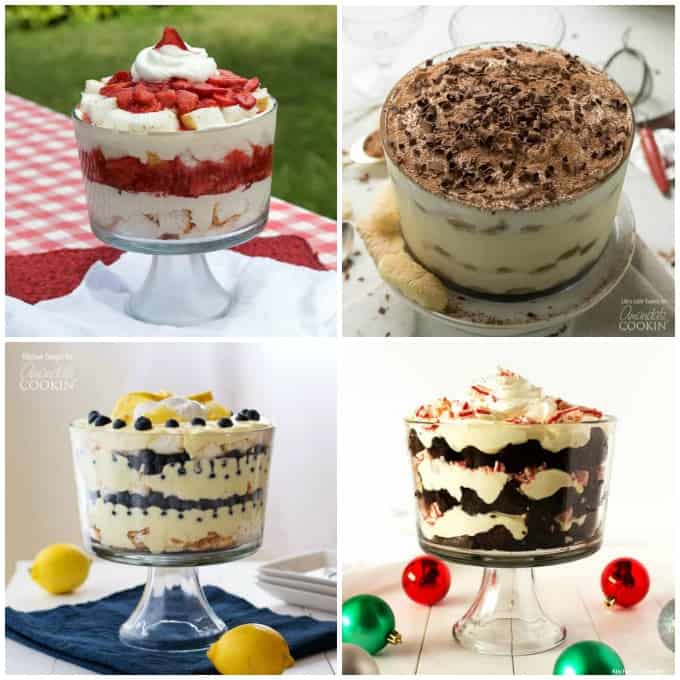 Trifle Recipes Collage