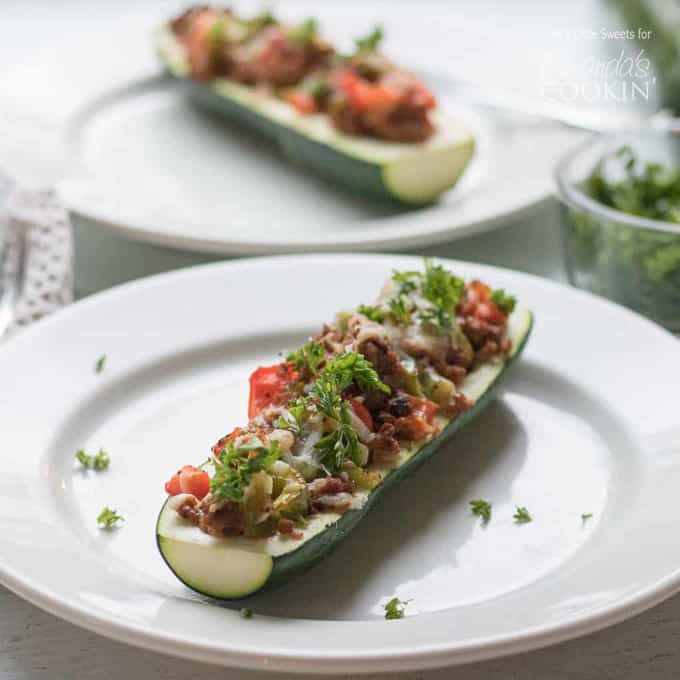 stuffed zucchini boat