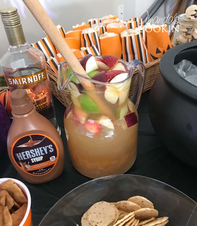 caramel apple sangria