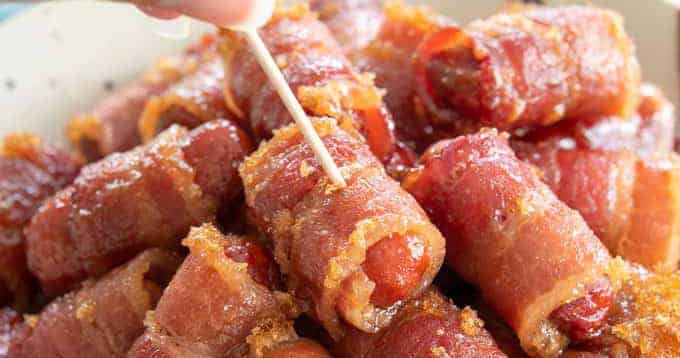 Bacon Wrapped Little Smokies: an appetizer that everyone will love!
