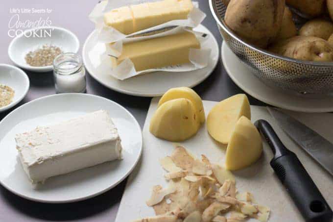 ingredients for mashed potatoes