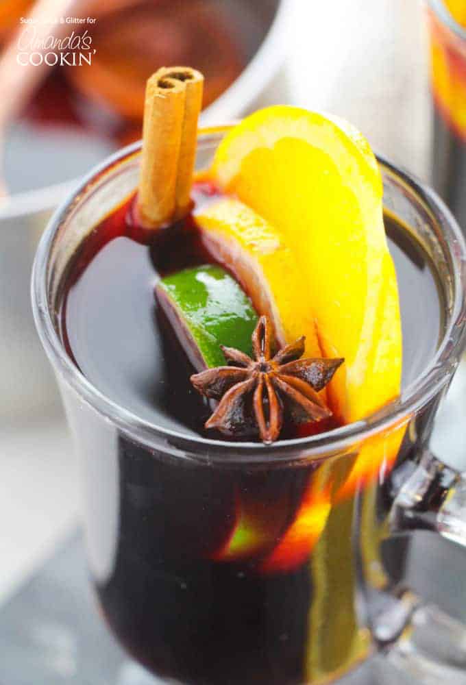 Mulled Wine in glass