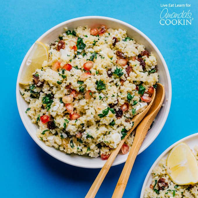 bowl of grain salad