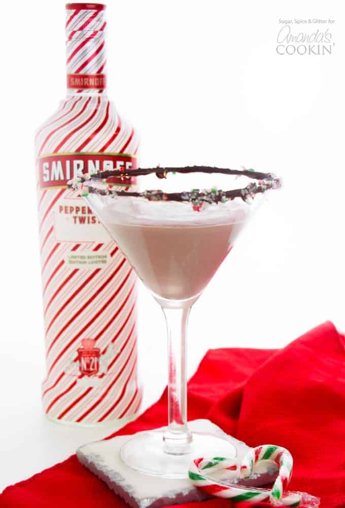 Chocolate Peppermint Martini: a sweet treat for the holidays!
