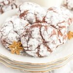 chocolate snow cookies
