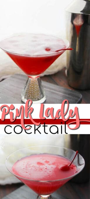 Pink Lady Cocktail: a classic lady&amp;#39;s night cocktail recipe!