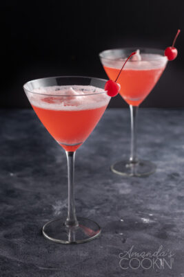 Pink Lady Cocktail Recipe - Amanda’s Cookin’