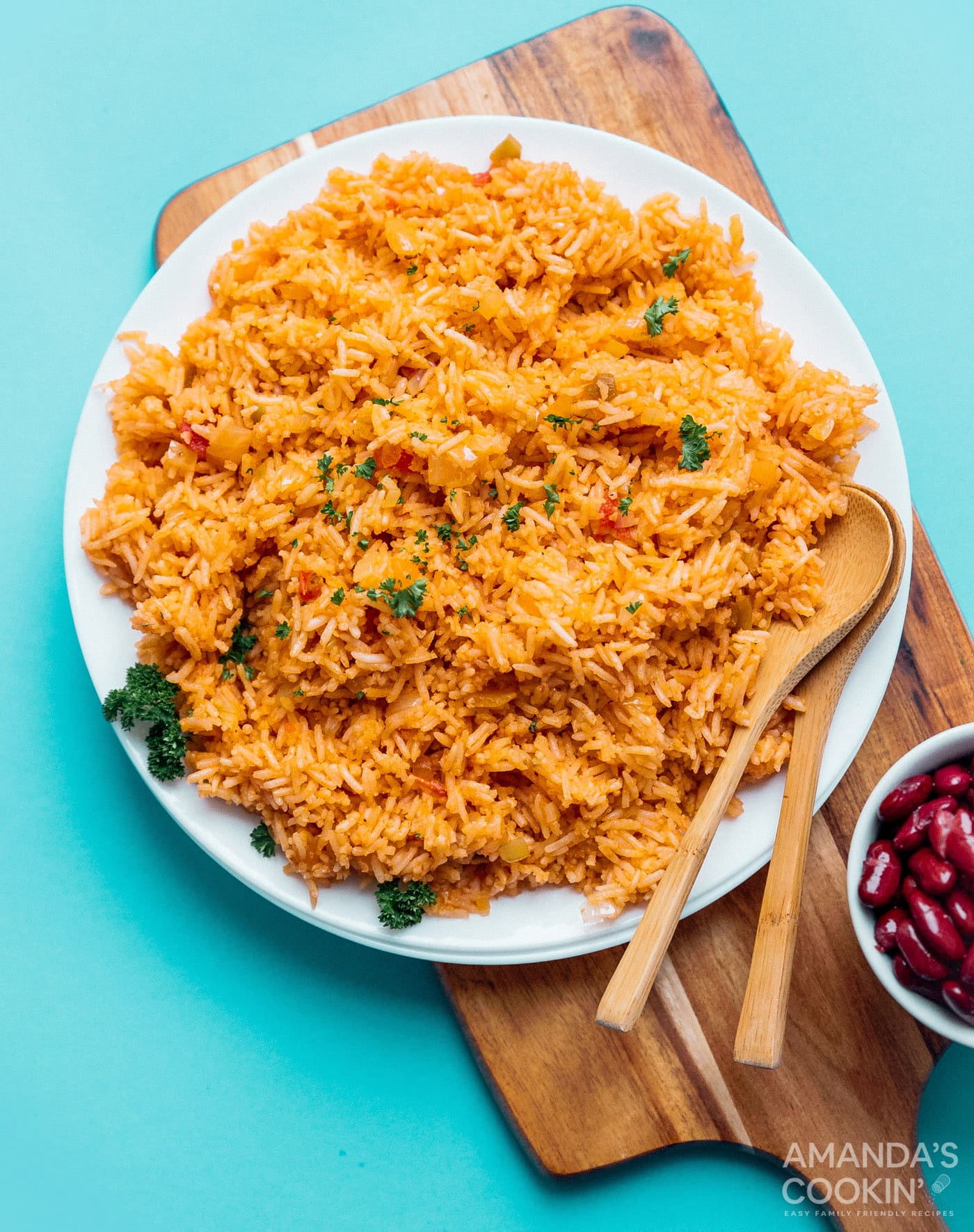 Classic Spanish Rice - Amanda's Cookin' - Grain Sides