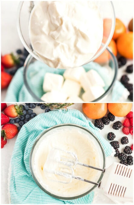 Cream Cheese Fruit Dip Recipe - Amanda's Cookin' - Dips & Spreads