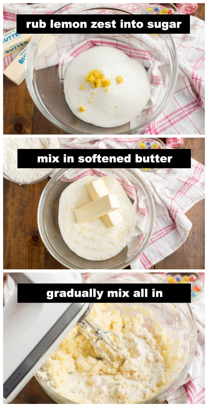 mixing cake batter in a bowl
