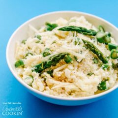 A bowl of Cauliflower Risotto