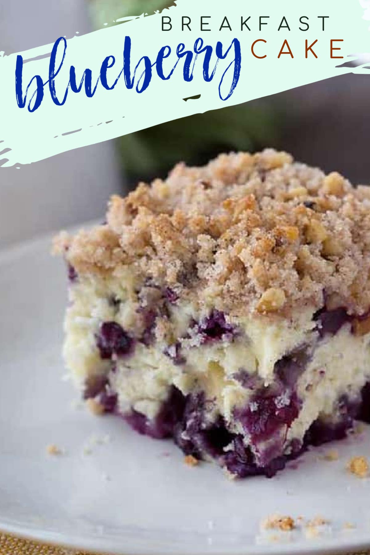 Blueberry Breakfast Cake: A breakfast packed with blueberry delight