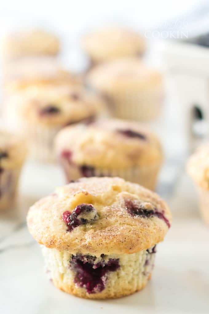 Blueberry Muffins - from scratch recipe - Amanda's Cookin'