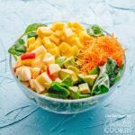 bowl of salad ingredients