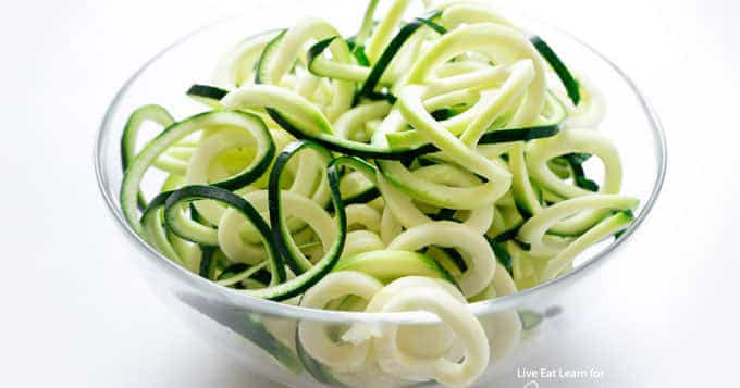 Zucchini noodles are a great low carb alternative to traditional pasta, and they’re so easy to make!