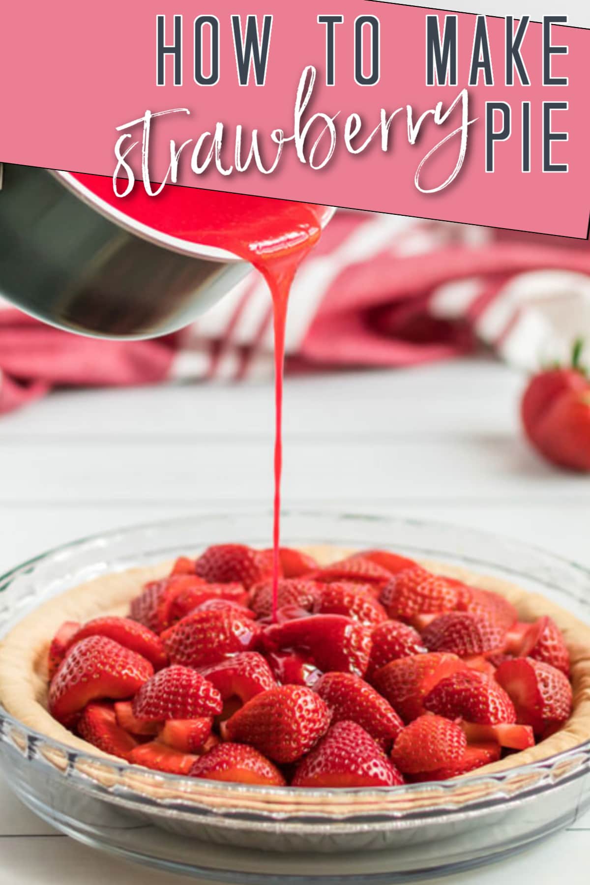 Strawberry Pie pie recipe with jello Amanda's Cookin'