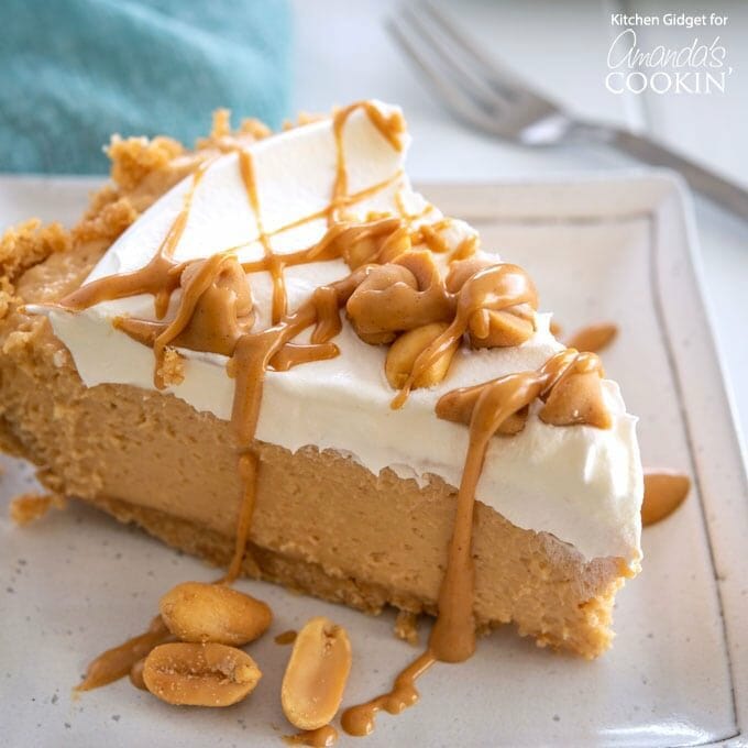 Peanut Butter Pie Recipe - Amanda's Cookin' - Pies & Tarts