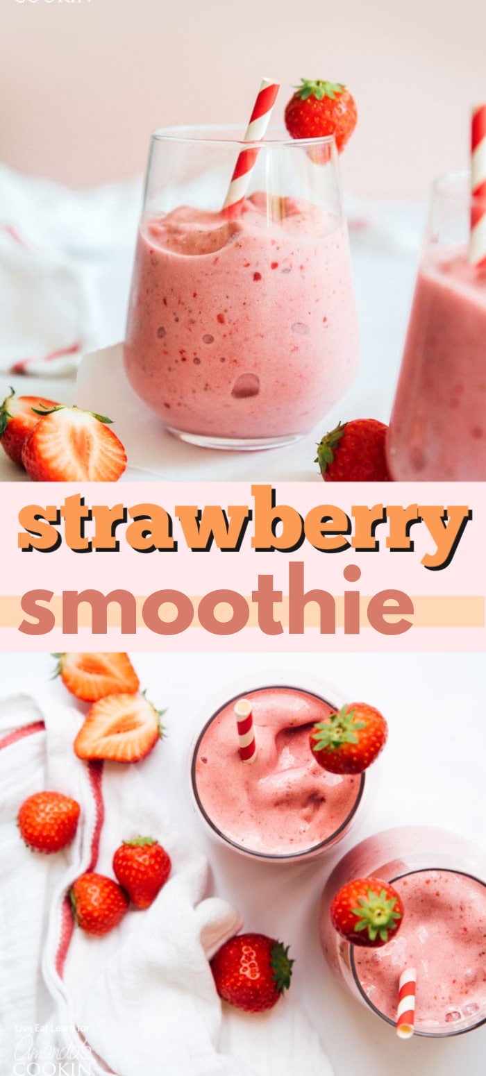 Strawberry Smoothie Recipe Amandas Cookin Smoothies 