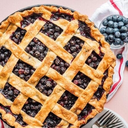 Lemon Blueberry Galette: the easy laid-back version of pie!