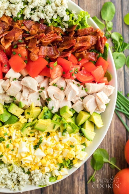 Cobb Salad Recipe - Amanda's Cookin' - Salads