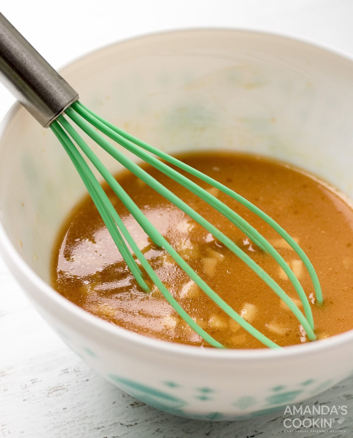 sauce in a bowl