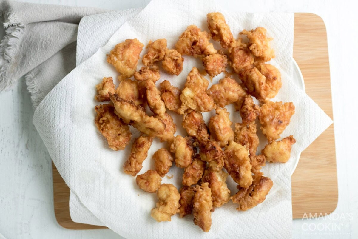 fried chicken pieces