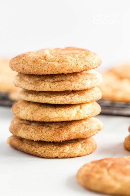 Snickerdoodles Recipe - soft and chewy cookies - Amanda's Cookin'