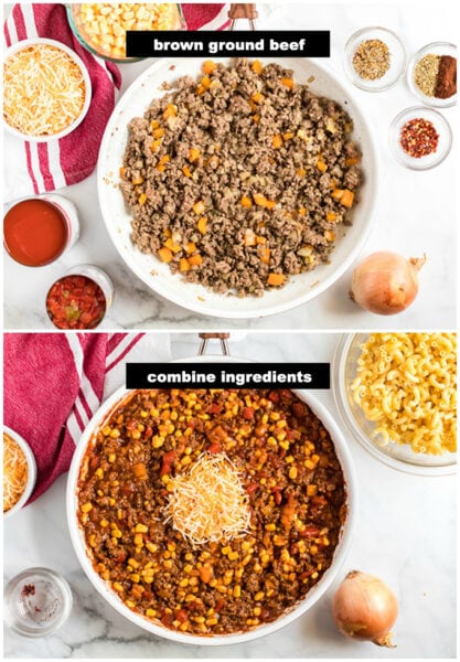 Ground Beef Casserole Recipe - Amanda's Cookin' - Ground Beef