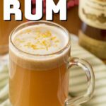 hot buttered rum in a mug