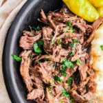 bowl of Mississippi Pot Roast