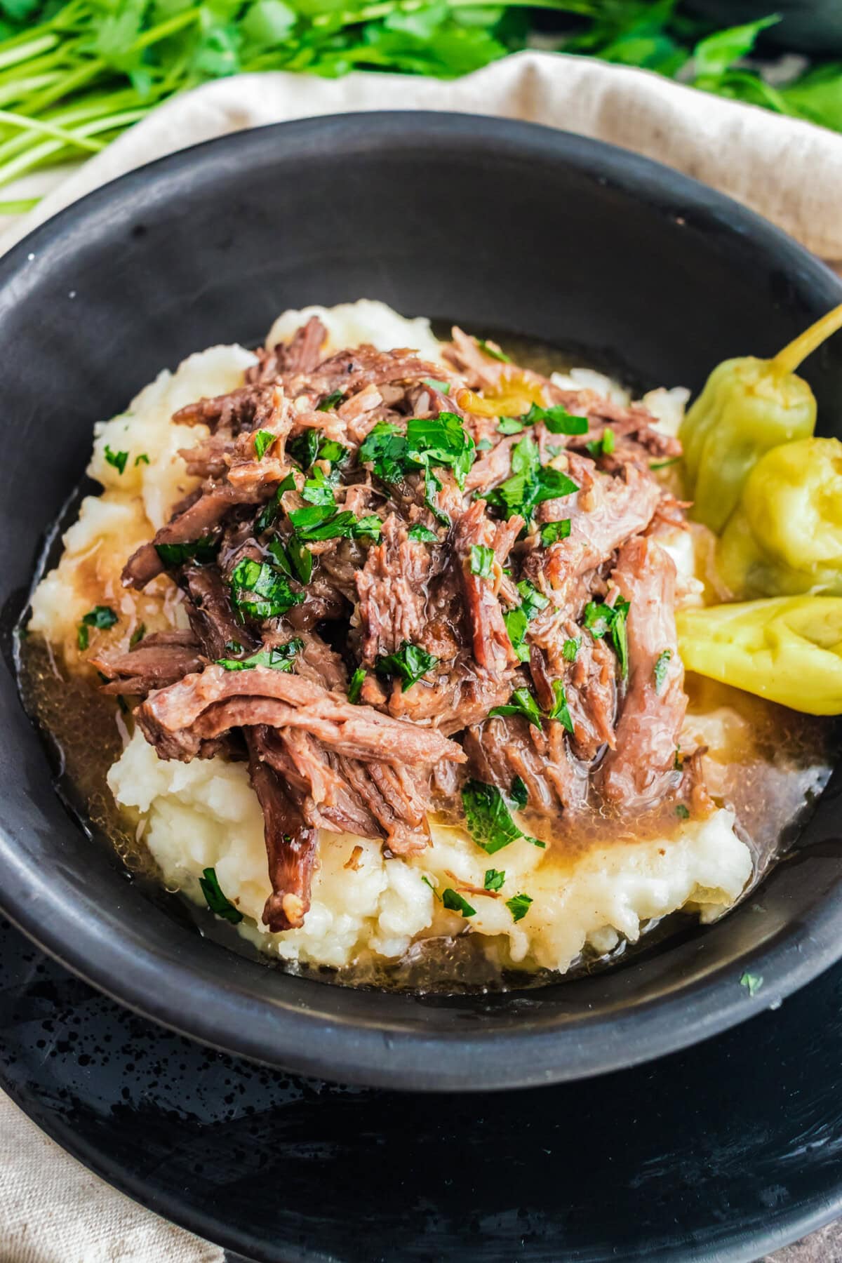 dish of Mississippi Pot Roast