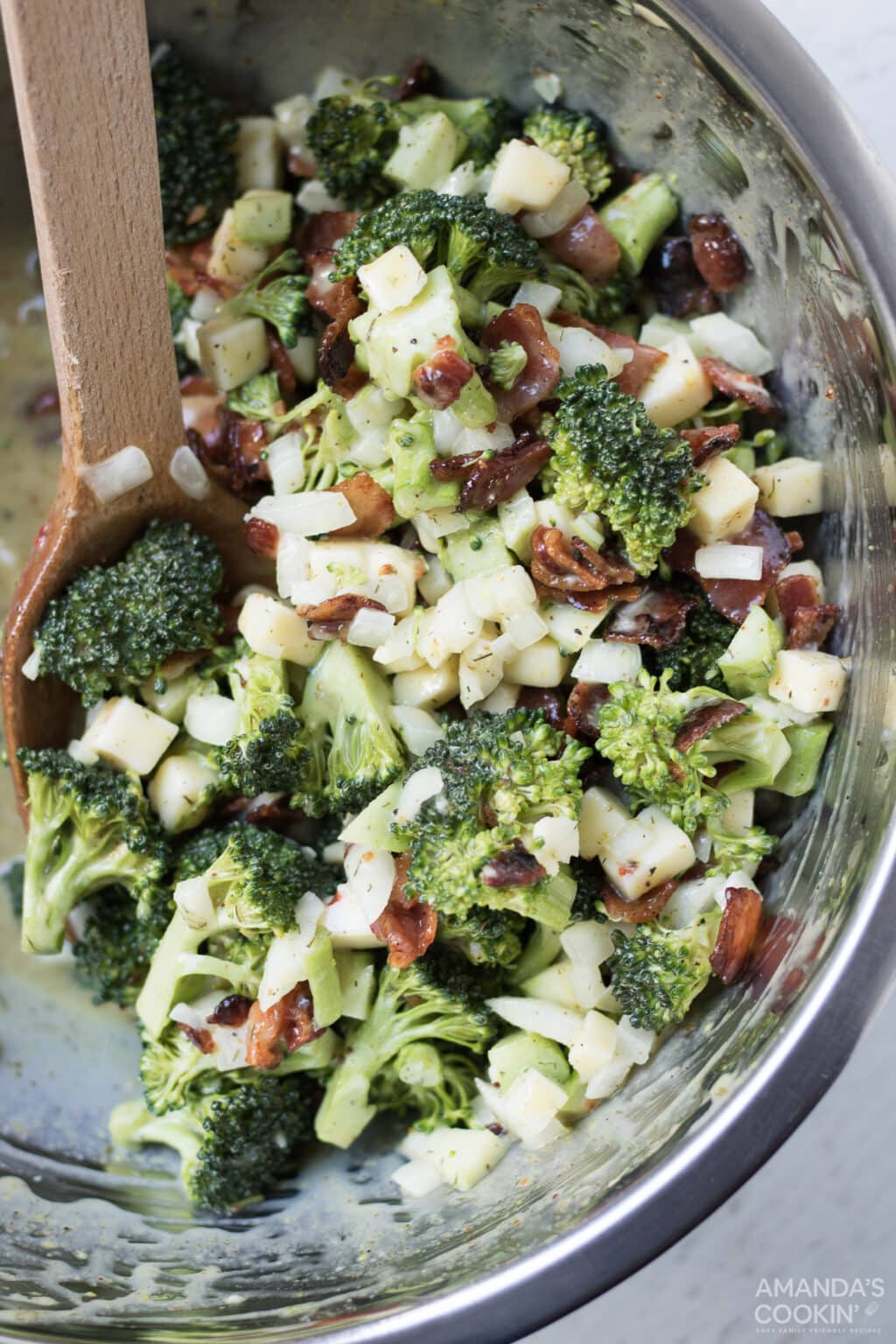 Broccoli Salad Recipe Amanda S Cookin Salads   Broccoli Salad V01 1024x1536 