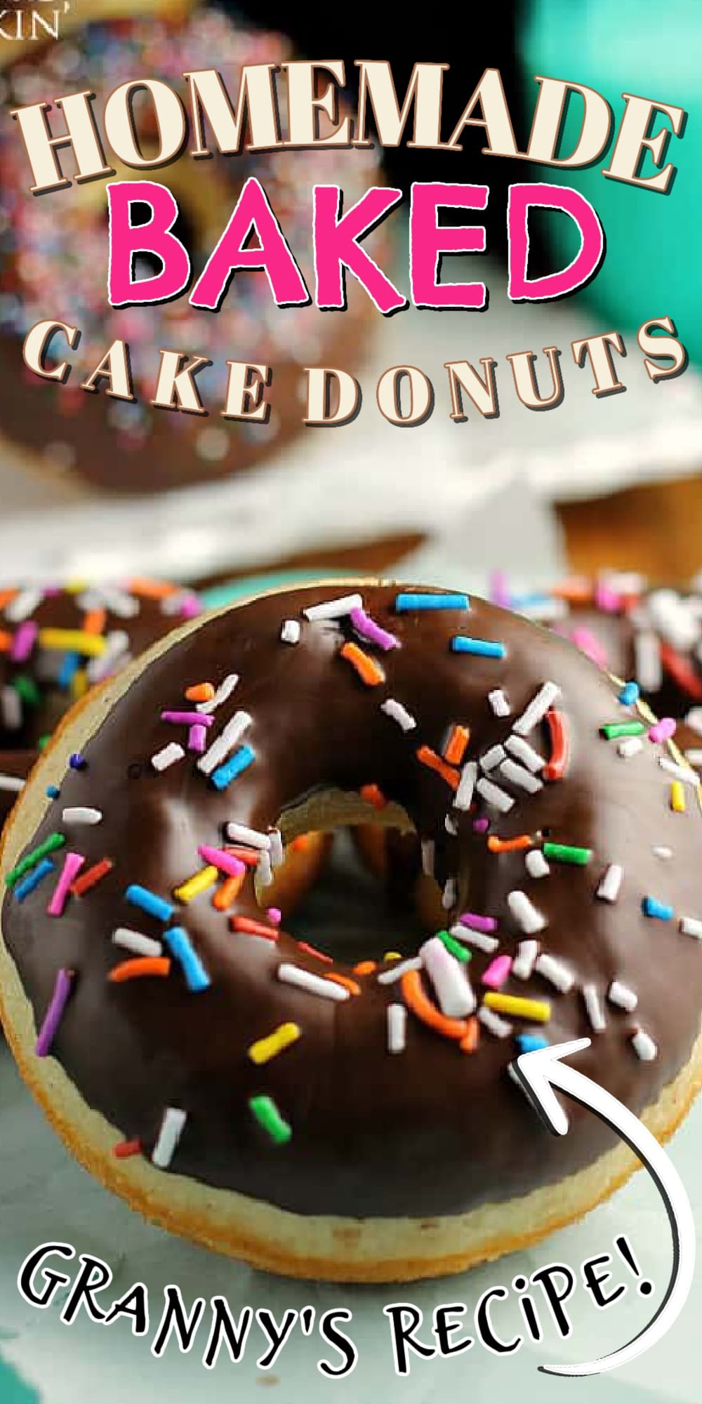 Baked Cake Donuts Recipe - Amanda's Cookin' - Bagels & Doughnuts