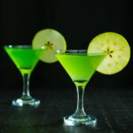 green appletini martinis