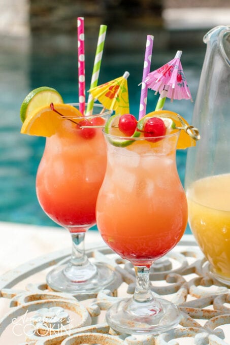 Rum Punch Recipe - Amanda's Cookin' - Cocktails