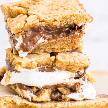 stacked smores bars