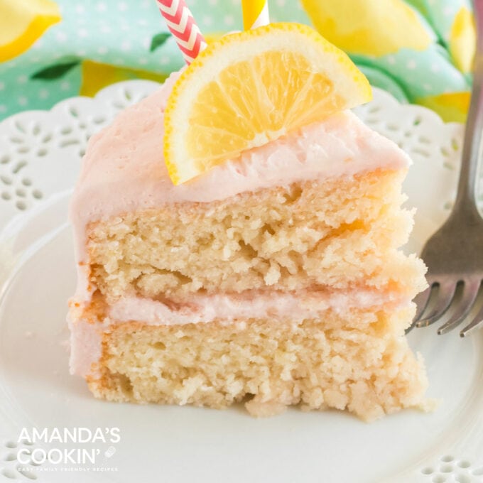 Pink Lemonade Cake Amanda's Cookin' Cake & Cupcakes
