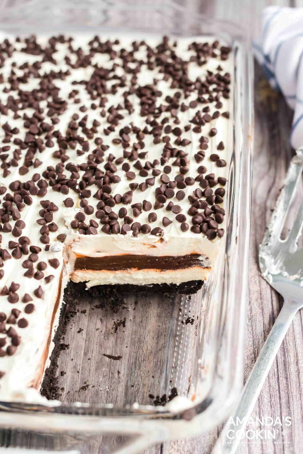 Chocolate Lasagna Recipe Amanda's Cookin' One Pan Desserts