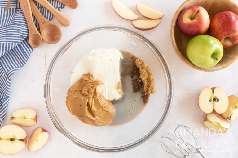 Peanut Butter Apple Dip Amanda's Cookin' Dips & Spreads